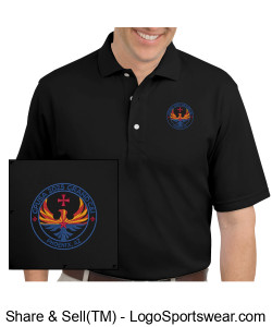 Port Authority Men's Rapid Dry Polo Design Zoom